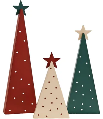 Immagine prodotto di Alberi di Natale in Legno Decorazione da Tavola Natale 3 Dimensioni