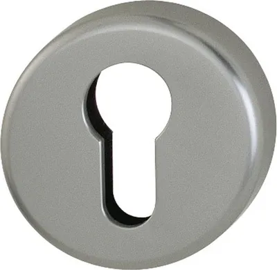 Produktbild von HOPPE Profilzylinder-Rosette 42KVS (Oberfläche: F9 Aluminium Stahl) Oberfläche: F9 Aluminium Stahl