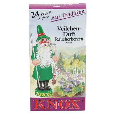 Produktbild von KNOX - 3er Set Räucherkerzen Räucherkegel Gr. M - Veilchen