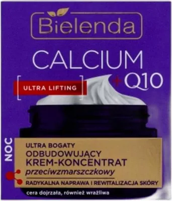 Zdjęcie produktu dla Bielenda Calcium+Q10 Krem-Koncentrat Na Noc 50 Ml