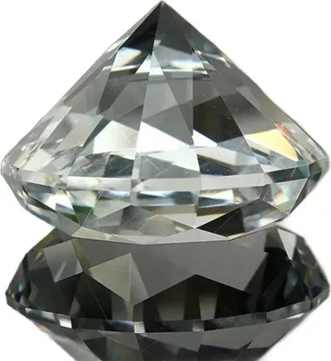 Zdjęcie produktu dla Diament ze szkła kryształowego K9 Kryształ dekoracyjny diament K9 z przezroczystego szkła, idealny do wystroju wnętrz