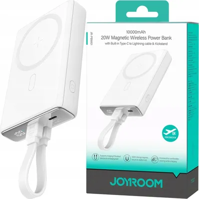Immagine prodotto di JOYROOM Powerbank Joyroom JR-PBM01, 10000mAh, 20W, QC + PD + FQI, White