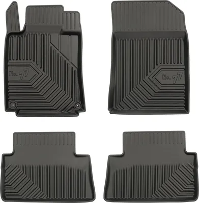 Image de Tapis de Sol de Voiture pour Peugeot 508 I 2010-2018 TPE Antidérapant Noir 4Pcs