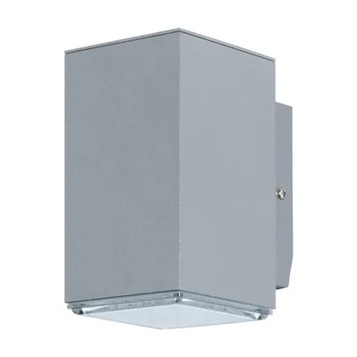 Produktbild von LED Außenwandleuchte Tabo Würfel silber Aluminium IP44
