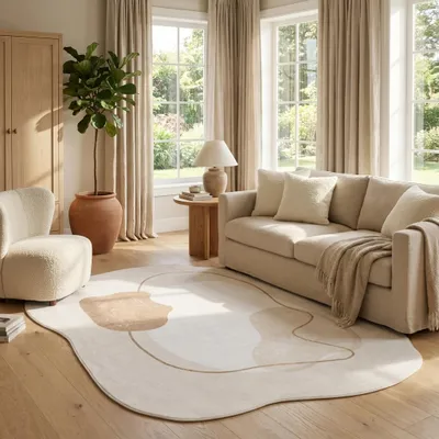 Immagine prodotto di Tappeto Tapiso WISP: moderno, facile da pulire, per soggiorno e camera da letto, 120 x 160 cm