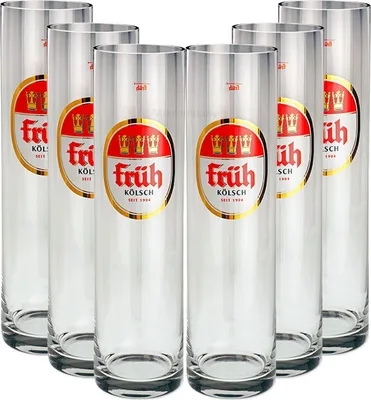 Produktbild von Früh Kölsch Gläser-Set - 6x Früh Kölsch Gläser Biergläser 0,3L