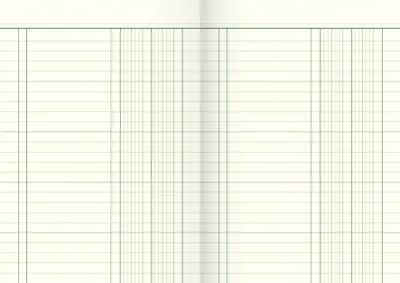Obrázok produktu pre 10X König & Ebhardt 8615511 Spaltenbuch A5 2Spalten 40Bl