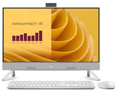 Immagine prodotto di DELL EC27250 Intel Core 5 120U 68,6 cm (27") 1920 x 1080 pixel PC all-in-one 16 GB DDR5-SDRAM 512 GB SSD Windows 11 Pro Wi-Fi 6E (802.11ax) Bianco