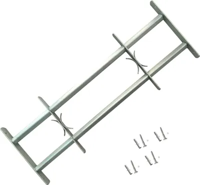 Obrázok produktu pre vidaXL Okenná mriežka nastaviteľná pre okná 2 ks 1000-1500 mm