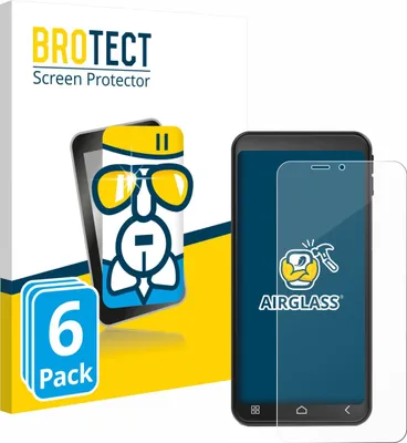 Produktbild von 6x BROTECT Schutzglas für Emporia Smart 7 Lite Schutzfolie Panzer Folie Glas Display Schutz klar
