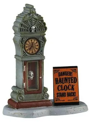 Productafbeelding van Haunted clock quarantine ornament LEMAX