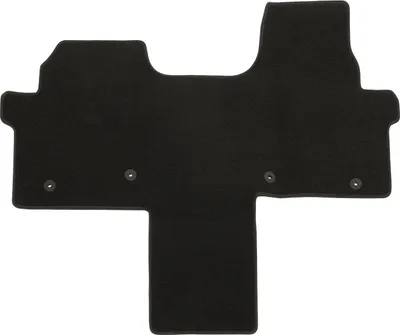 Image de Tapis De Sol De Qualité Supérieure Noir Pour Ford Transit Custom Pour 2023 1pcs, Ajustement Précis, Base Antidérapante, avec Attaches