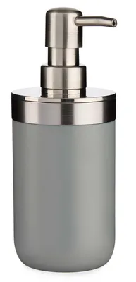 Produktbild von Berilo Seifenpumpe - 17 cm - Edelstahl/Kunststoff - grau/silber - 350 ml