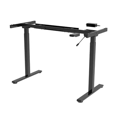 Zdjęcie produktu dla Stelaż stołu elektrycznego Spacetronik SPE-114RB z regulacją wysokości, loft, czarny