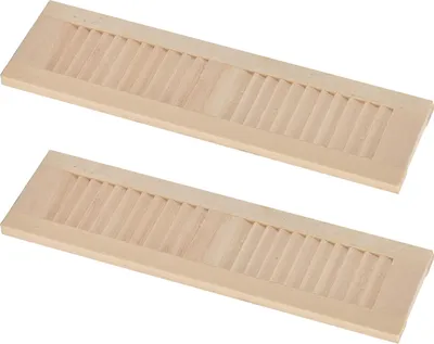 Zdjęcie produktu dla 2 sztuki 1:12 domek dla lalek drewniane okiennice miniaturowe niepomalowane żaluzje ozdoby okienne akcesoria