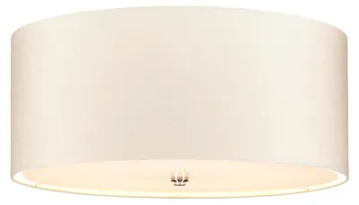 Produktbild von Elstead Fletcher Deckenleuchte E27 5-fach 26cm Poliertes Chrom Elfenbein