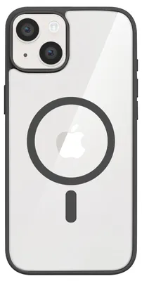Zdjęcie produktu dla Etui Zanaé do iPhone 14, kompatybilne z MagSafe, z elastyczną ramką i ochroną aparatu, kolor czarny