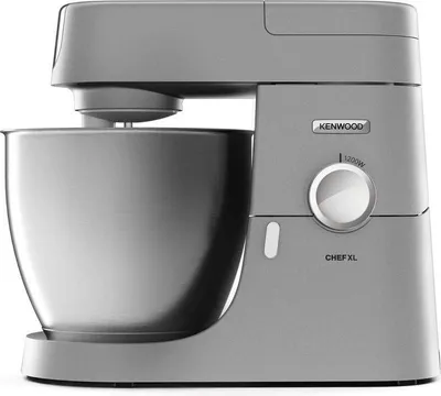 A studio shot of a Kenwood Chef XL stand mixer.