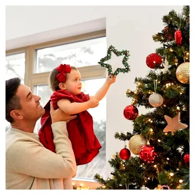 Produktbild von Kranzformrahmen – 5-teiliges Set im Sternstil, Weihnachtskranzformen