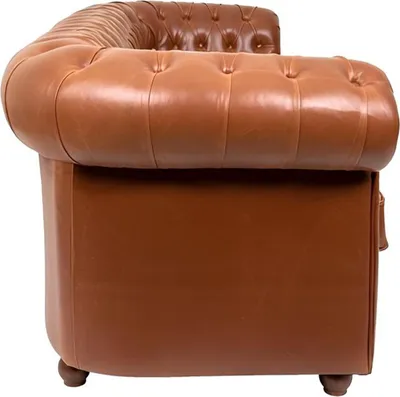 Produktbild von Luxus Brauner Chesterfield Dreisitzer Couch 3-Sitzer Modernes Sofa