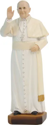 Produktbild von FADEDA Papst Franziskus I.  / Höhe:14 cm / handbemalt / detailgetreue Krippen Figuren - Weihnachten Tisch Dekoration Krippe Zubehör