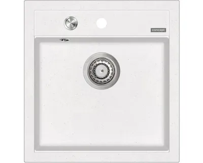 Obrázek produktu pro Granitový dřez CONCEPT Cubis 51x49 cm bílý DG00C50WH