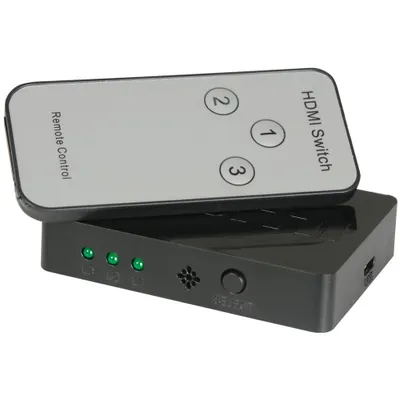 Obrázok produktu pre AV:link HDP31M, 3-kanálový mini HDMI prepínač signálu, IR