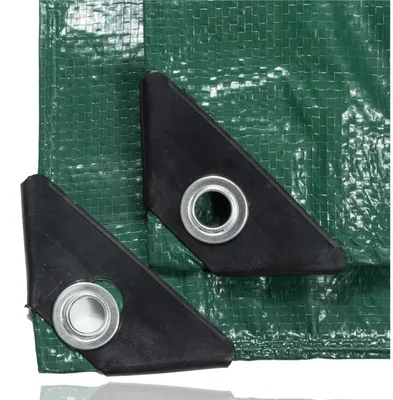 Produktbild von 4x5m Schutzplane wasserdicht - 150 g/m² grün, mit Ösen - Abdeckplane (Packung, 1x Abdeckplane 4x5m), Hochdichte 150 g/m²