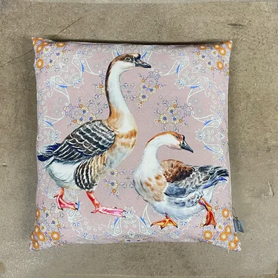 Produktbild von pad Kissenhülle Lino rosa 45 x 45 cm aus 100% mit RV