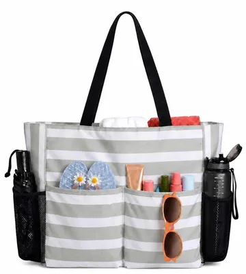 Produktbild von Große Strandtasche mit Reißverschluss für Damen