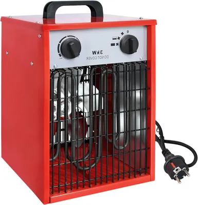 Productafbeelding van Elektrische Kachel 3 kW voor Bouwverwarming met Thermostaat en Verwarmingsventilator