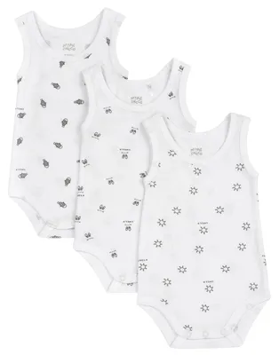 Productafbeelding van Chicco Baby - Set van mouwloze babyrompertjes voor jongens