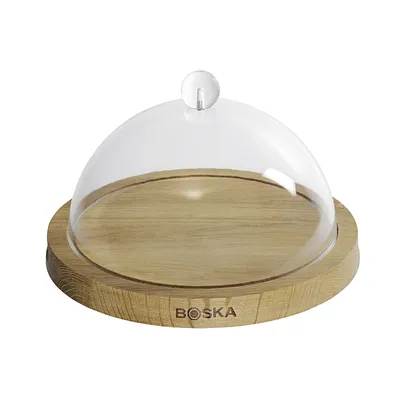 Image de Boska planche à fromage en chêne avec cloche à fromage, planche, cloche, accessoires à fromage, 859002