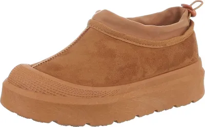 Produktbild von Ital-Design Damen Stiefeletten Plateaustiefeletten Warm gefüttert Wildlederoptik Snowboots 87417676 Camel Gr.  39
