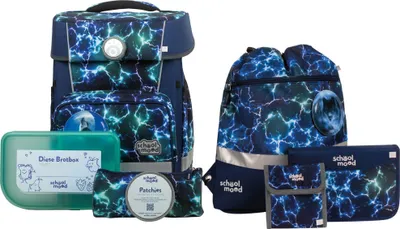 Produktbild von School Mood Champion 7-teiliges Schulranzen-Set - Felix (Wolf)