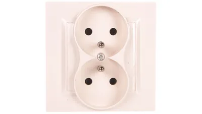 Produktbild von Kontakt-Simon CGZ2/41, Weiß, Kunststoff, IP20, 250 V, 84 mm, 43 mm
