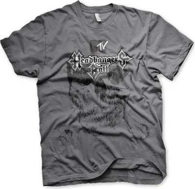 Produktbild von MTV T-Shirt Herren Headbangers Ball dunkelgrau S