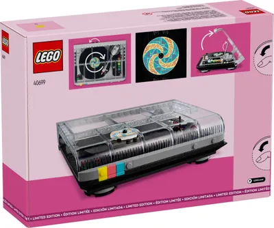Zdjęcie produktu dla LEGO Retro Record Player 40699, Zestaw do budowania, 12 lat(a), Plastik, 310 szt.