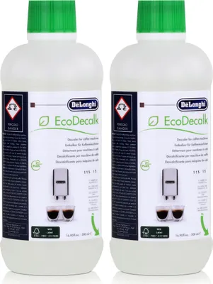 Produktbild von Delonghi EcoDecalk DLSC 500 Entkalker für Kaffeevollautomaten 500ml (2er Pack)