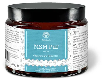 Produktbild von MSM Pur – Organischer Schwefel 360 g - Glastiegel