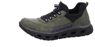 Produktbild von Rieker Damen Sneaker Stretchschaft Halbschuh sportliche Sohle M6058, Größe:38 EU, Farbe:Grün