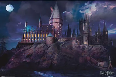 Produktbild von Harry Potter - Hogwarts - Film Kino Movie Poster - 91,5x61 cm