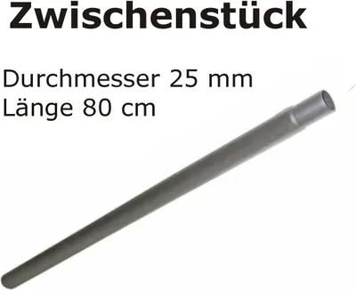 Produktbild von Zwischenstück 80 cm x 25 mm, Verlängerung Zeltstange Zelt Gestänge Tarp Vorzelt
