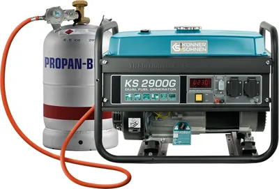 Produktbild von 2900 W Gas- u. Benzin-Generator Stromaggregat Stromerzeuger KS 2900G