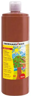 Produktbild von Fingerfarbe Flasche 750ml rötel Packung mit 10 Stück