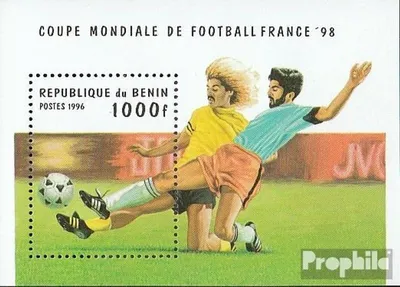 Produktbild von Briefmarken Benin 1996 Mi Block15 (kompl.Ausg.) postfrisch Fußball-WM 98, Frankreich