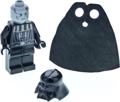 Produktbild von 1x Lego Minifigur Star Wars Darth Vader schwarz Helm Todesstern 10188 sw0209