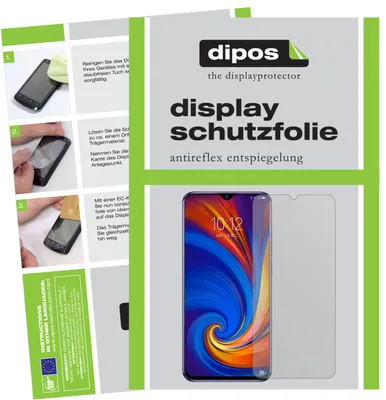Produktbild von 2x Schutzfolie für Lenovo Z5s matt Displayschutzfolie Folie Display Schutz dipos
