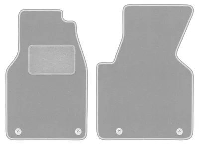Produktbild von Fußmatten Automatten Velours für Volkswagen Transporter T4 1993-2001 Set 2-tlg