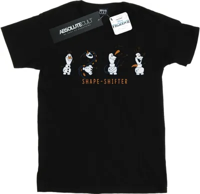 Produktbild von Disney - "Frozen 2 Shape-Shifter" T-Shirt für Damen BI24499 (M) (Schwarz)